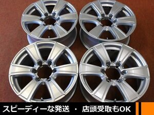 ★☆ MiD キズ少な目です★☆ 17×7.5J +25 PCD139.7/6H 4本 ランドクルーザー ランクルプラド ハイラックス ★迅速発送 店頭受け取り対応