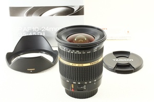 極上品◆Tamron タムロン SP AF 10-24mm F3.5-4.5 Di Ⅱ B001 Canonキヤノン◆広角ズームレンズ/A3576