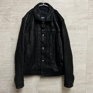 NEIGHBORHOOD　ネイバーフッド　レザージャケット　size S ブラック　【中目黒B12】【中古】【メンズ】