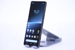 1円～ 美品 スマートフォン SIMフリー 有機EL 4K液晶 ブラック Xperia 1 V XQ-DQ44 Snapdragon 8 Gen2 RAM16GB 512GB 6.5インチ