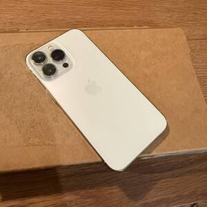 Apple iPhone13 Pro 256GB ホワイト MLVF3TH/A バッテリ87% ■SIMフリー ジャンク タイ版 シャッター音無し 