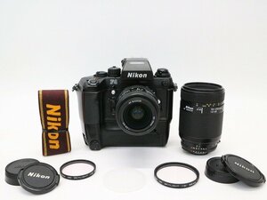 ●○Nikon F4/28-70mm F3.5-4.6/70-210mm F4-5.6/MB-23 フィルム 一眼レフカメラ Fマウント ニコン○●021204001J○●