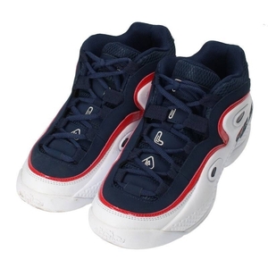 フィラ 27㎝ グラント ヒル 3 定価15400円 ネイビー ホワイト レッド FILA GRANT HILL 3 バッシュ バスケットボール