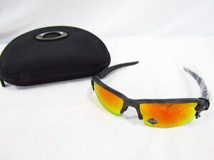 1円スタート OAKLEY FLAK2.0(9271-276) オークリー プリズムレンズ 替えノーズパッド ソフトケース 保存袋 箱付き 1スタ 中古品 ◆2243