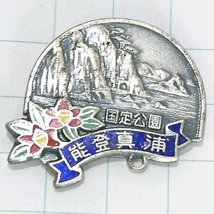 送料無料)能登真浦 山登り 観光 旅行 記念 山バッジ ピンバッジ PINS ピンズ A24612