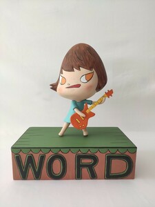 【模写】奈良美智 Yoshitomo Nara WORD （SUMMER VERSION）木 フィギュア acrylic on wood 28CM