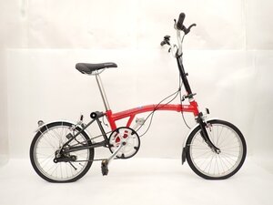 BROMPTON ブロンプトン 折り畳み自転車 ミニベロ M3L BS6102 PART1 レッド 内装3段変速 16インチ 配送/来店引取可 □ 706BA-1