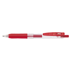 4901681223831 サラサクリップ0．3　赤 筆記具 ボールペン・複合筆記具 ゲル（ジェル）インクボールペン ゼブラ JJH15-R