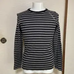 Calvin Klein Jeans 黒×グレー ボーダーTシャツ サイズM