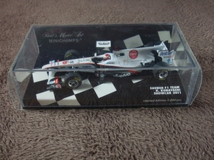 ◆◇1,800台限定 ミニチャンプス ザウバー F1 チーム 小林可夢偉 ショーカー 2011 #16◇◆