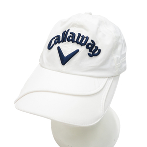 【1円】CALLAWAY キャロウェイ ナイロンキャップ レイン ホワイト系 FR [240001935937]