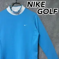 NIKE GOLF ナイキゴルフ ロゴ モックネック 長袖 シャツ ゴルフウェア