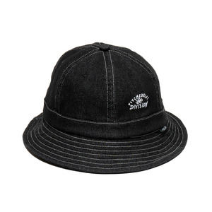 ☆Sale/新品/正規品 POLeR WASHED BELL HAT | Color： BLACK.DENIM | Size：FREE | ポーラー/デニムハット