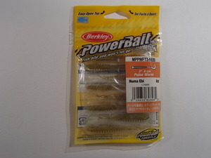 【新品!!】Berkly　POWERBAIT　Numa Ebi　　3インチ　8ｃｍ　028632608982