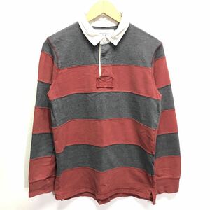 90s ビンテージ【urban up】アーバンアップ ラガーシャツ 長袖 トップス アメカジ 古着 アウトドア キャンプ ワインレッド XL /Y11554ii