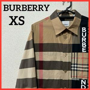 【希少 完売品】BURBERRY バーバリー チェックシャツ 長袖シャツ ノバチェック カジュアルシャツ