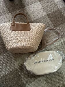 DEAN＆DELUCA カゴバッグ大　BEAMSコラボ