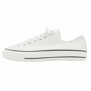 未使用品 コンバース CONVERSE LEA ALL STAR J OX レザー オールスター スニーカー MADE IN JAPAN 日本製 ローカット シューズ 30cm 白