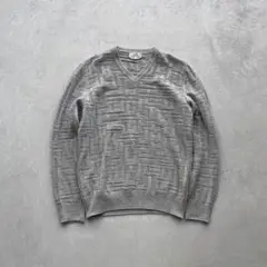 HERMES/cashmere100% V neck sweater