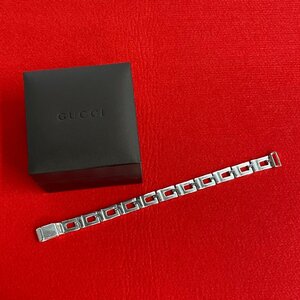 極 美品 希少品 GUCCI グッチ ヴィンテージ G ロゴ モチーフ シルバー925 ブレスレット バングル アクセサリー レディース シルバー 34278