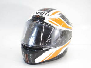 SHOEI ショウエイ Z-7 パラメーター サイズ：S 55cm オレンジ/ホワイト フルフェイス #US2542