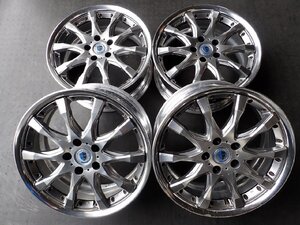 RK959【送料無料18インチ】4本 WORK ワーク シュバート SC2 SW2 中古ホイール アルファード等 ▼18×8J 114.3/5H ET38▼