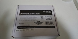 StarTech 2.5インチ - 3.5インチHDD変換マウンタ(2台用)【新品】