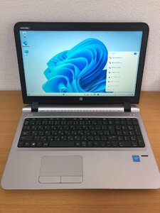HP ProBook 450G3ノートパソコン/SSD128GB/メモリ8GB/無線/カメラ/NO1