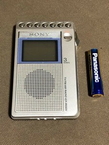 SONY TV(1ch-12ch)/FM/AMラジオ ICF-R550V