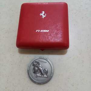 〈う124〉 イタリア ボラフィー F1-2000 メダル フェラーリ チャンピオン 記念 MEDAL BOLAFFI FERRARI TURIN-ITALY 201217 中古 T1-2