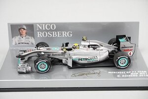 ミニチャンプス PMA 1/43 Mercedes メルセデス GP N.ロズベルグ F1 チーム MGP W01 2010 #4 410100004