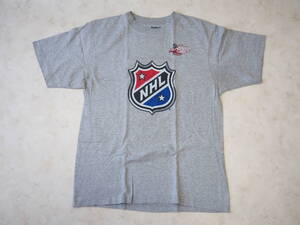 ☆送料無料☆ Reebok リーボック USA直輸入 古着 半袖 NHL オールスターゲーム Tシャツ メンズ M グレー トップス 中古 即決