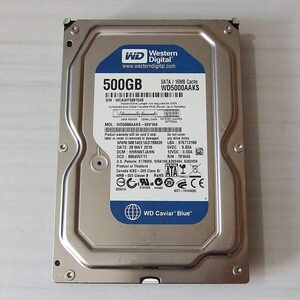 Western Digital Caviar Blue WD5000AAKS 500GB HDD ジャンク