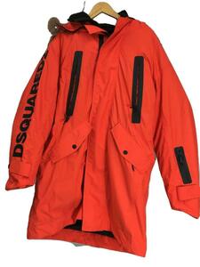 DSQUARED2◆SKI/モッズコート/48/ポリエステル/RED/S71AA0294