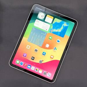 【中古 美品】iPad 第10世代 Wi-Fi+Celluarモデル 256GB シルバー MQ6T3J/A バッテリー最大容量93% 利用制限〇 docomo版 2022年モデル