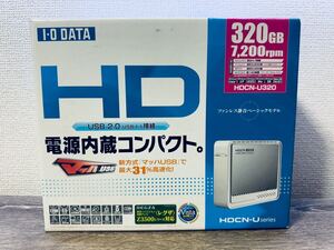 I-O DATA 外付けHDD 320GB HDCN-U320 アイオーデータ ハードディスクドライブ 開封済み 未使用