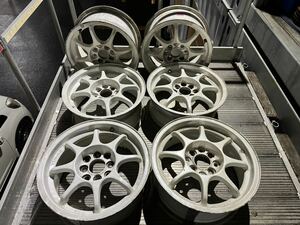 1円スタート！TOMEI 東名 15×6.5J +30 4本 +43 4穴マルチ ジャンク ロードスター シビック インテグラ ドリケツ 軽量 ドリフト ジムカーナ