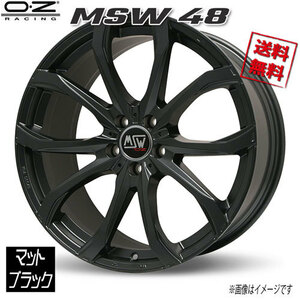 OZレーシング MSW48 マットブラック 16インチ 5H114.3 6.5J+50 1本 73 業販4本購入で送料無料