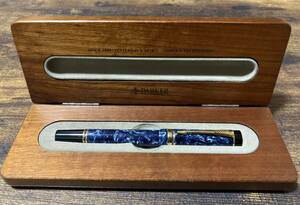 PARKER パーカー 万年筆 デュオフォールド インターナショナル レジン ペン先：18K ブルーマーブル