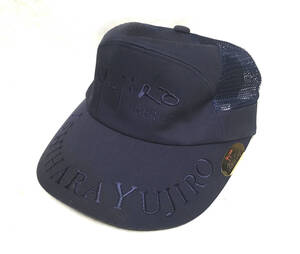 石原裕次郎 Boss Cap ネイビー Mサイズ ISHIHARA YUJIRO 中古 使用感少