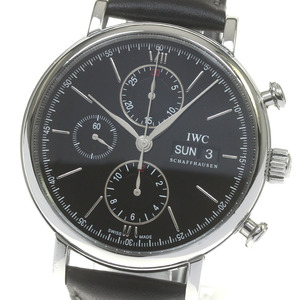 IWC IWC SCHAFFHAUSEN IW391002 ポートフィノ クロノグラフ デイデイト 自動巻き メンズ _845953