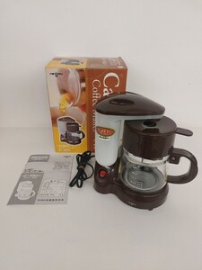 11413　ジャンク品 IZUMI 浄水機能付 コーヒーメーカー IC-3801 ブラウン 2008年製 5カップ 家庭用 長期保管品