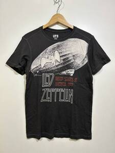 ★ UT UNIQLO LED-ZEPPELIN レッド・ツェッペリン 半袖 Tシャツ S ユニセックス グレー バンドT Mythgem, Ltd. 2015 ロックバンド