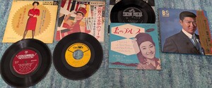 ◯0606u2928 レコード 島ブルース 三沢あけみ 美空ひばりの真赤な太陽 三百六十五歩のテーマ 水前寺清子 魅惑の歌声 石原裕次郎※同梱不可