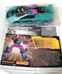 トランスフォーマー G2 ブレークダウン Botcon 2010 Breakdown G2 Redux Transformers Timelines ボットコン TCC TFCC 限定