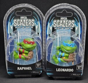 新品未開封★ミュータントタートルズ TMNT マスコットフィギュア Neca Scalers レオナルド ラファエロ 2014年製 ニンジャ