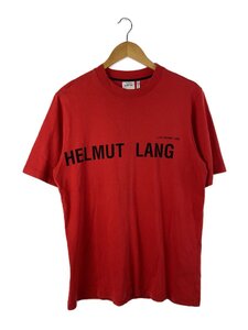 Helmut Lang◆Tシャツ/コットン/レッド/H10UW521//