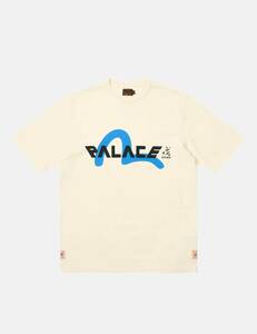 PALACE x EVISU コントラスト ロゴプリント TEE (XL)