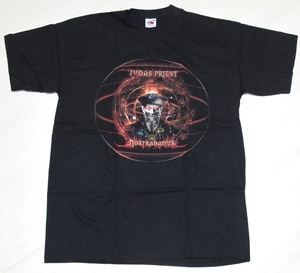 ◇ ジューダス・プリースト JUDAS PRIEST Tシャツ NOSTRADAMUS World Tour 2008 黒 Mサイズ ◇