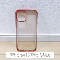 iPhone12 Pro Maxケース　レッド